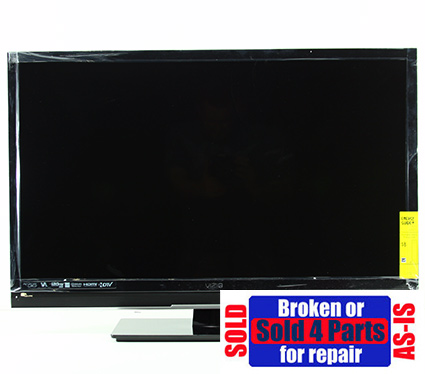 As Is Broken Vizio M370SL 37 LED HD TV for Parts or Repair