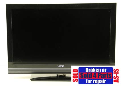 AS IS Vizio E320VA 32 LCD HDTV 1080p For Parts or Repair 845226003585 