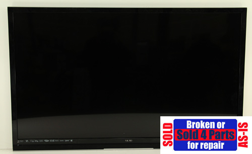 AS IS Broken Vizio M550SL 55 1080p HD TV for parts or repair