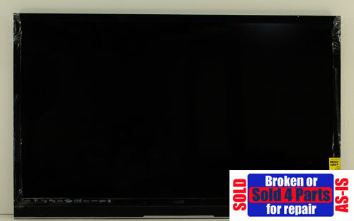 AS IS Broken Vizio M470SL 47 1080p HD TV for parts or repair