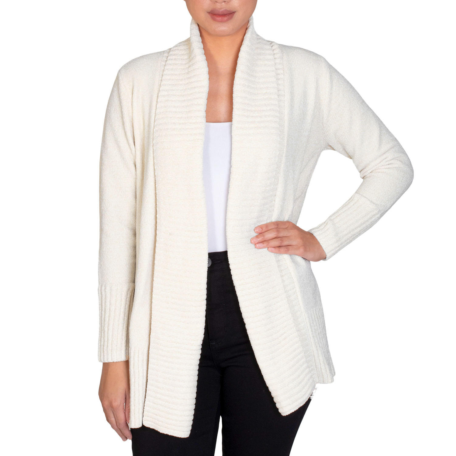 Seven7 women's chenille cardigan Clearance