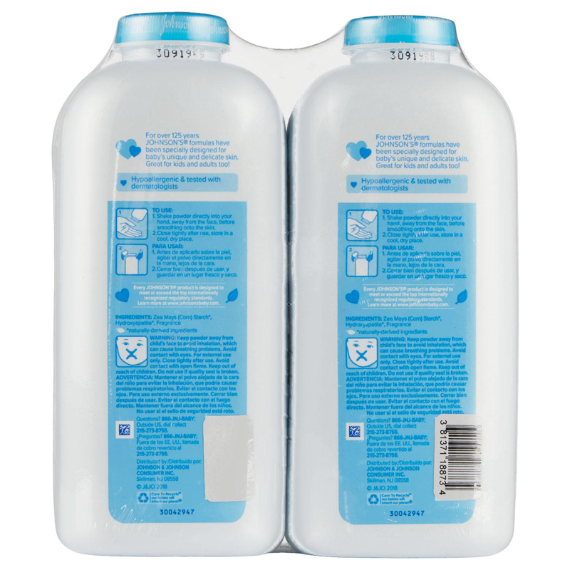Johnson's Baby Powder Aloe and Vitamin E (22 oz., 2 pack) 381371188734 eBay