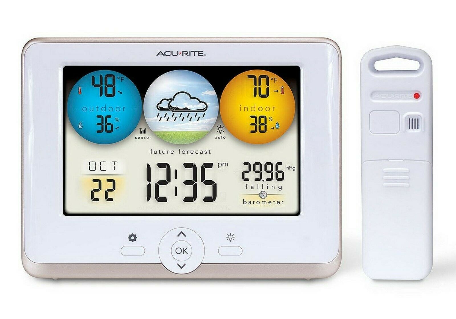 Acurite Digital Home Weather Station Indoor Outdoor Wireless