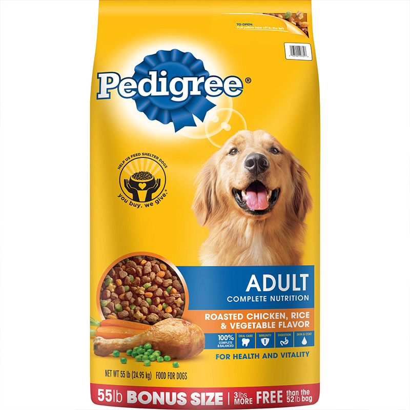 Pedigree Complete Nutrition Roasted Chicken Rice & Vegetable Dry Dog ...