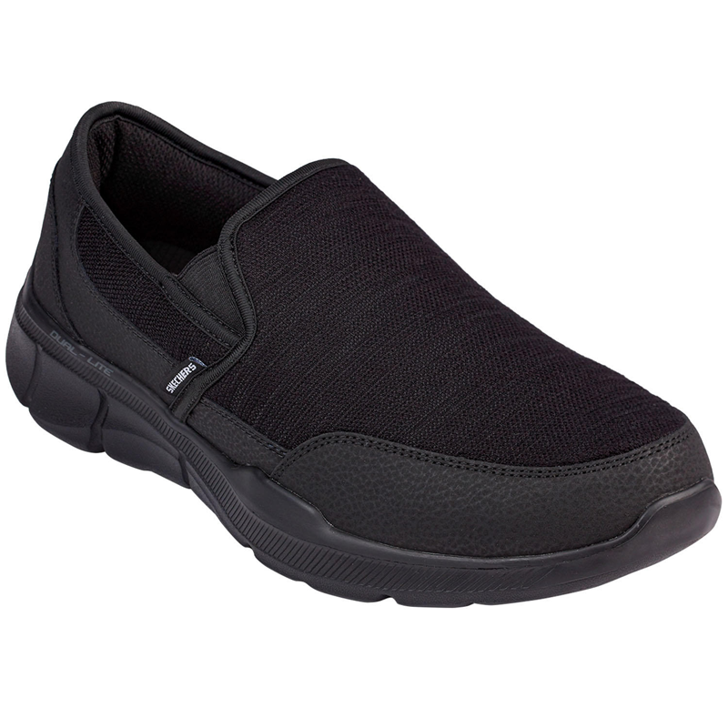 skechers men's canvas status delton loafer
