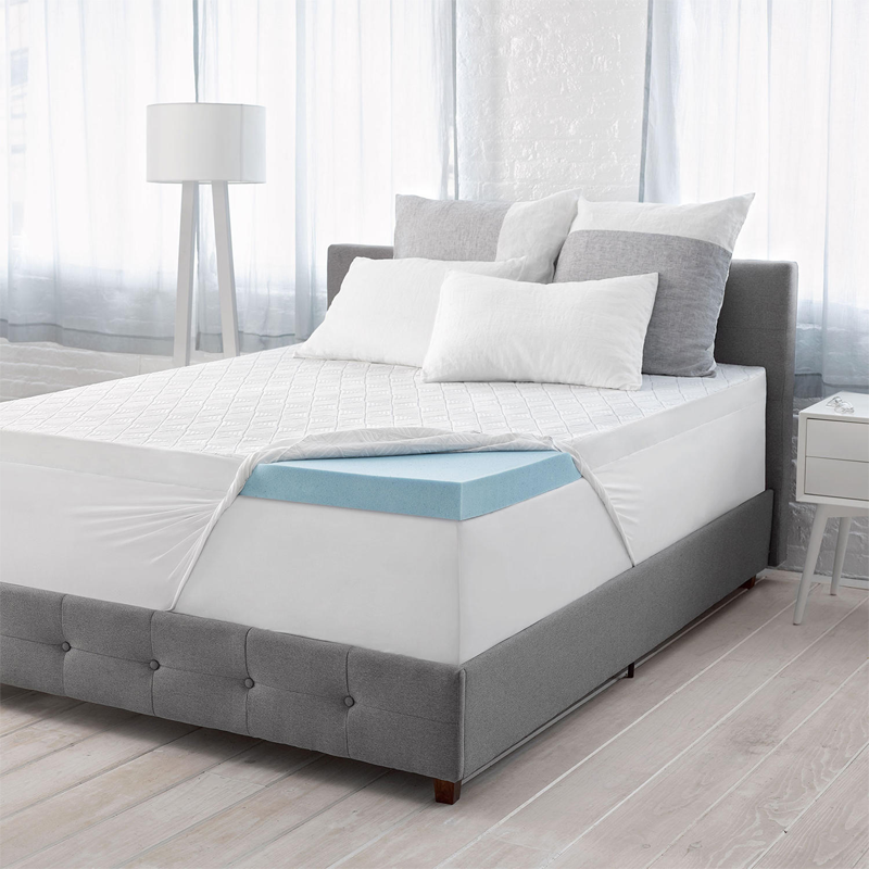 Serta Calm 3" Gel Memory Foam Mattress Topper Queen eBay