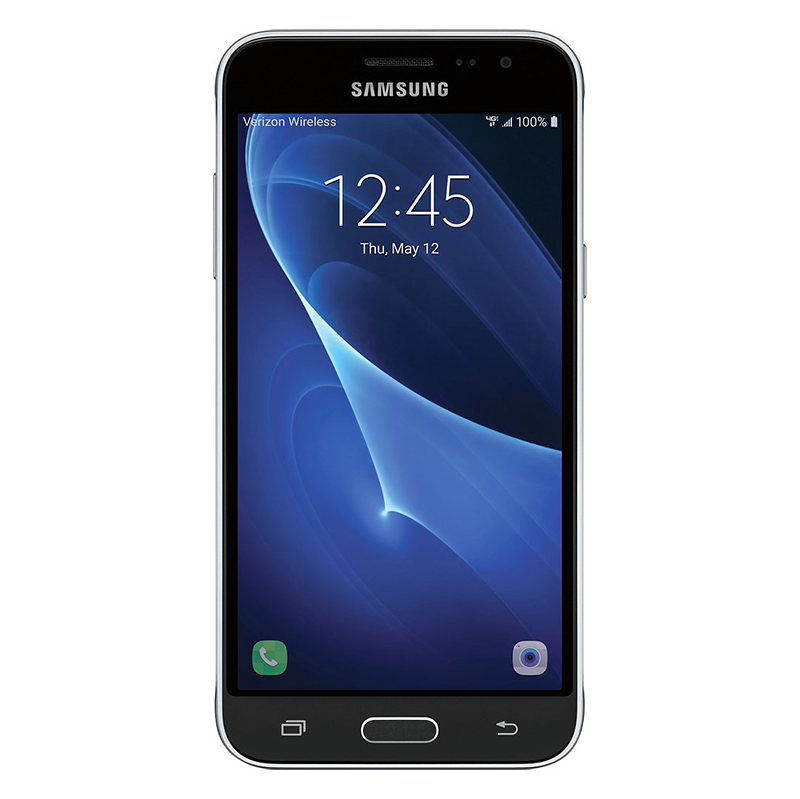  Samsung  Galaxy J3  8GB Black Verizon Pre Paid SM J320VLPP 