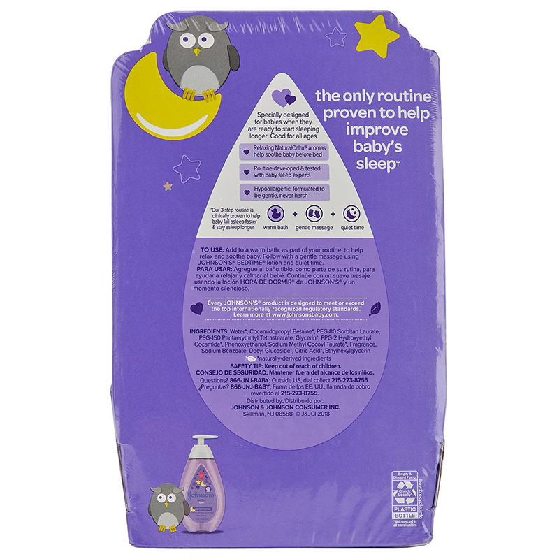 Johnson's Baby Bedtime Bath, No More Tears (33.8 fl. oz ...