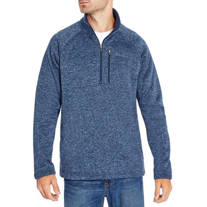 Eddie Bauer Men's Quarter-Zip Fleece Sweater 745934132044 | eBay