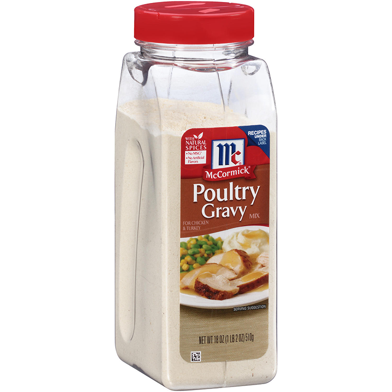 McCormick Poultry Chicken Gravy Mix In Shaker Bottle (18 oz.) 52100357386 | eBay