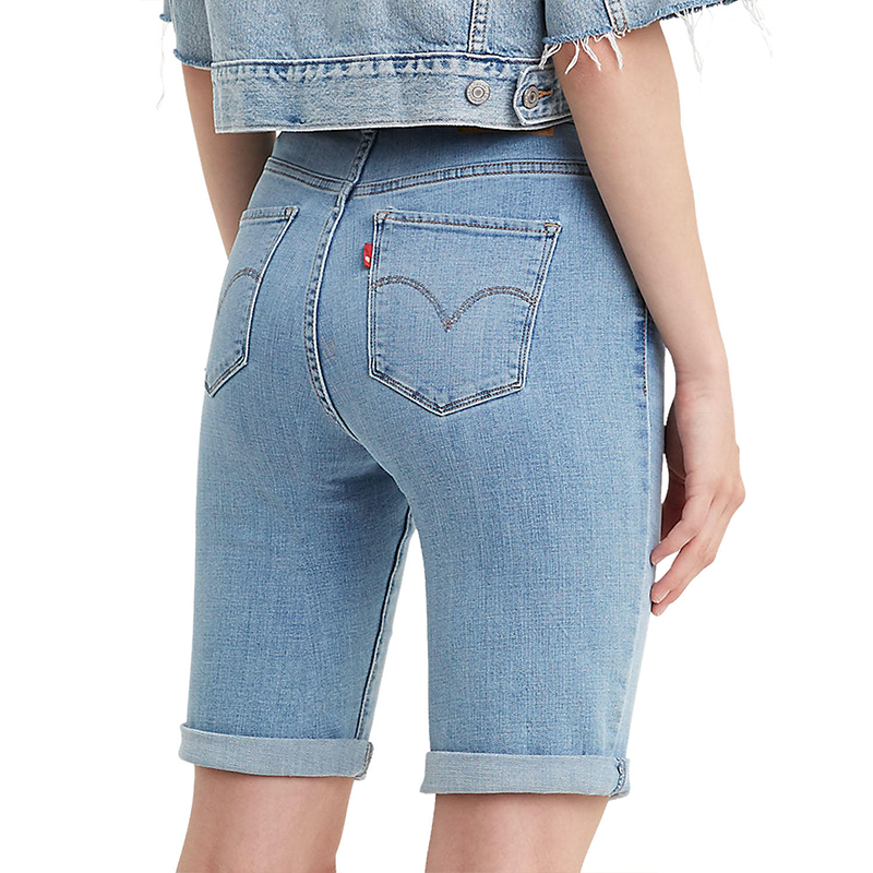 Levi's Women's Denim Lightwash Bermuda Shorts, Size 31 | eBay