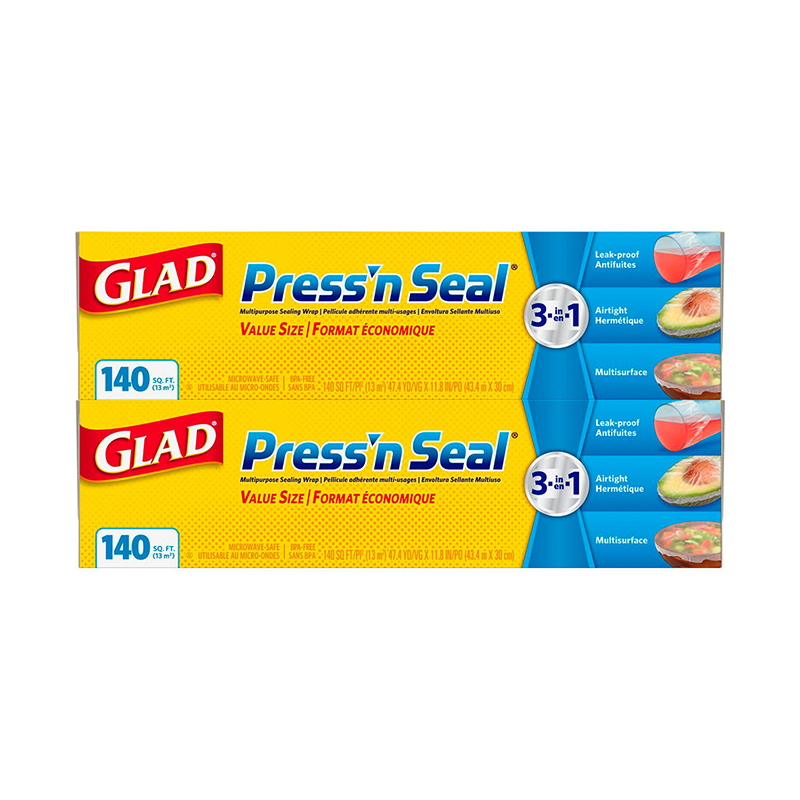Glad Press'n Seal Food Plastic Wrap - Microwave Safe (280 sq. ft., 2