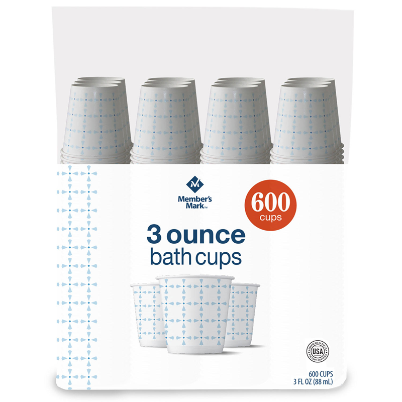 Member's Mark Printed Paper Bath Cold Cup (3 oz., 600 count