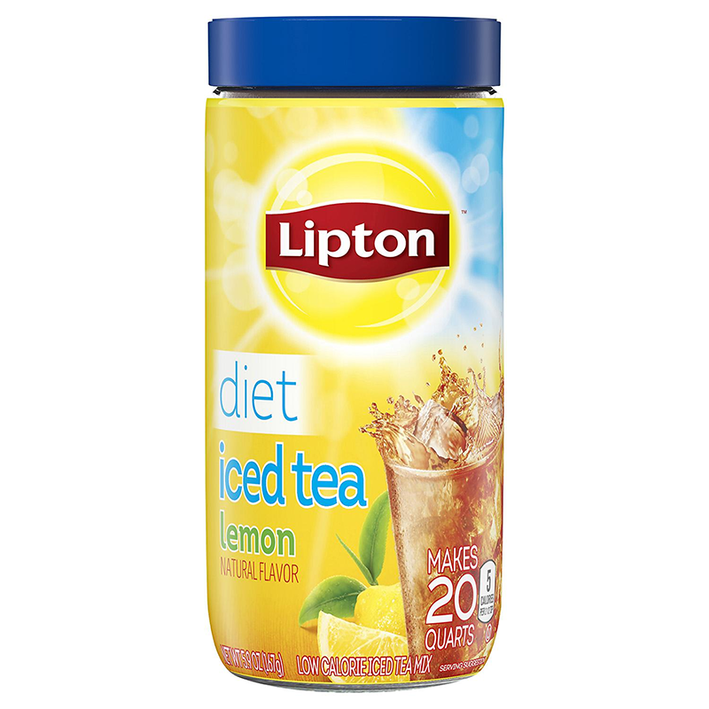 Lipton Diet Iced Tea Mix Lemon Flavor (5.9 oz., makes 20 ...