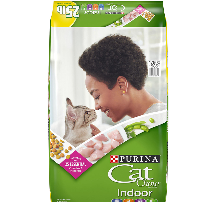 Purina Indoor Cat Chow, Dry Cat Food Balanced for Adult Cats (25 lbs