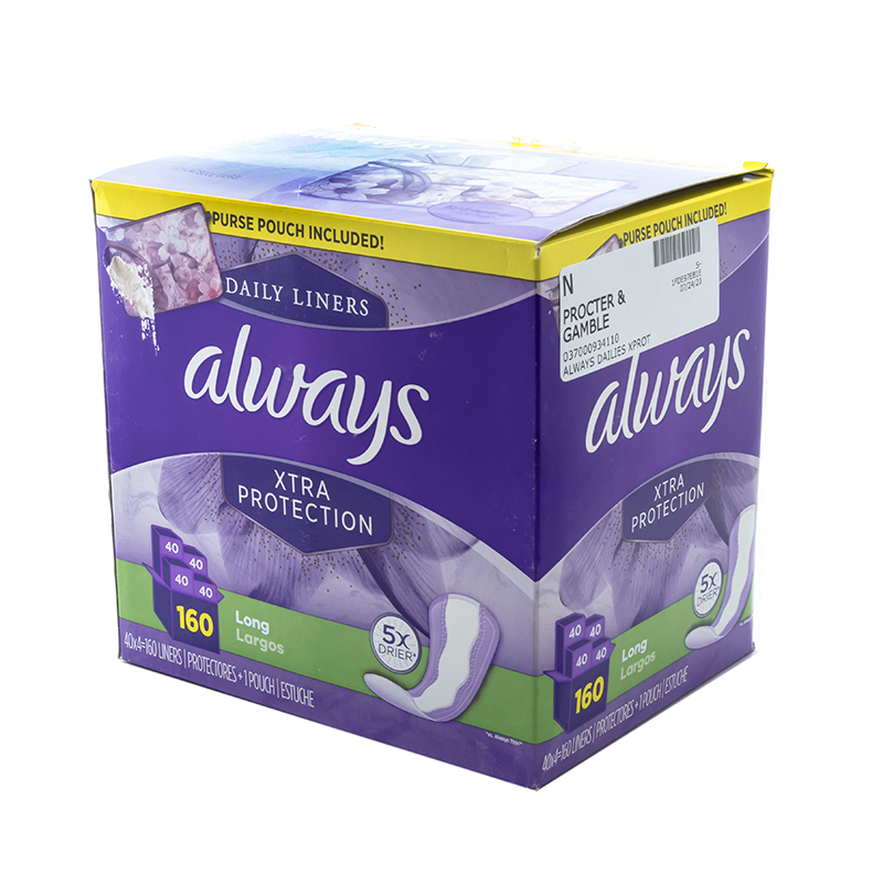 Always Ultra Thin, Size 5, Extra Heavy Overnight Pads With Wings