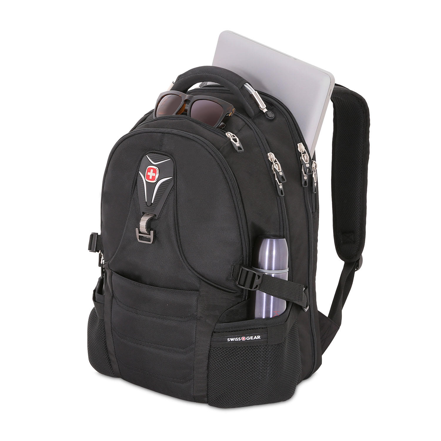 black travel backpack mens