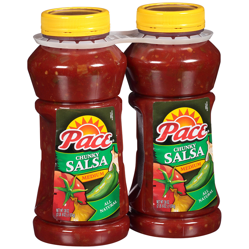 Pace All Natural Chunky Salsa Medium Heat Gluten Free 38 Oz 2 Pack