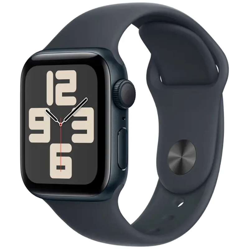 Apple Watch SE 2nd Gen GPS 40mm Midnight Case w Sport Band S/M