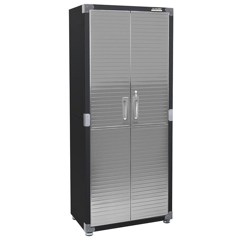 Seville Classics UltraHD Tall Stainless Steel Locking Storage Cabinet Ultrahd Tall Storage Cabinet Stainless Steel