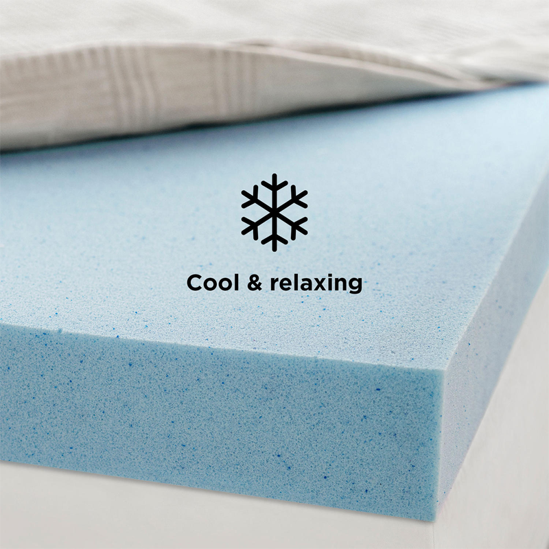 Serta Calm 3" Gel Memory Foam Mattress Topper Queen eBay