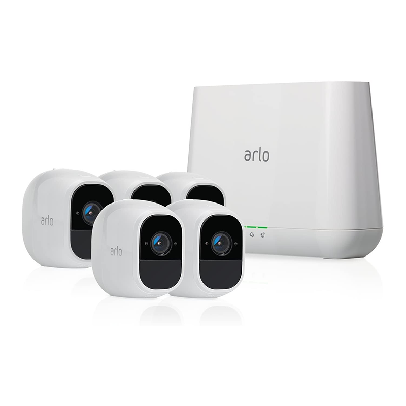 Arlo Pro 2 Wireless Home Security 5 Camera System with Siren 1080p Cloud Storage eBay