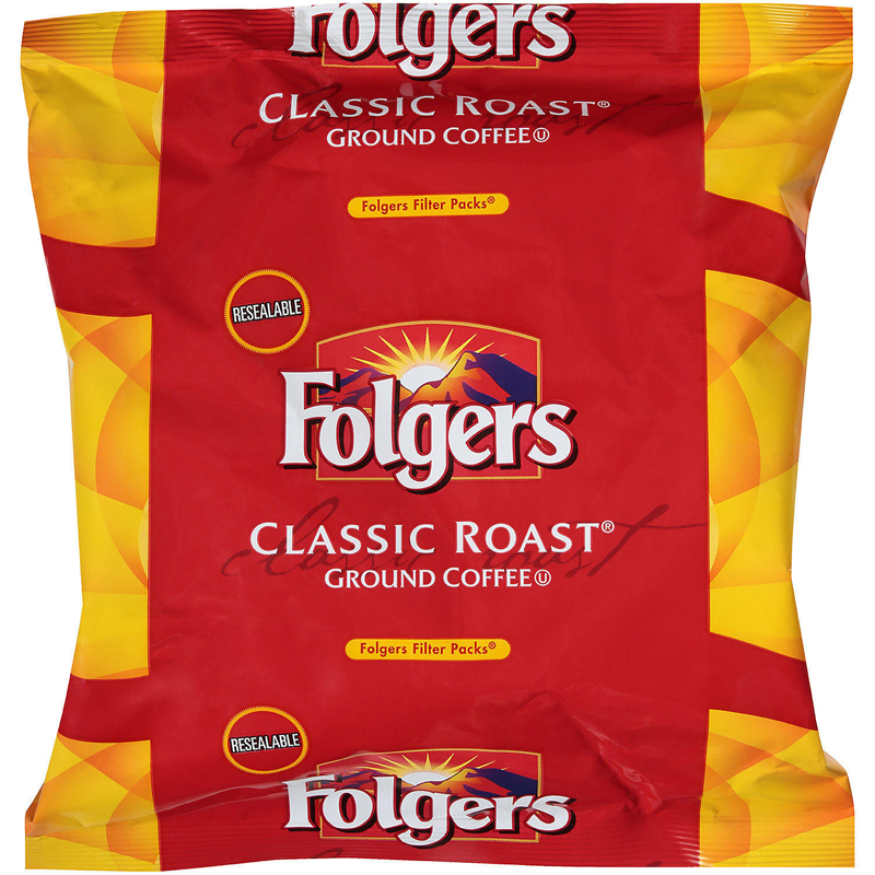 Folgers Filter Packs Coffee, Classic Roast (.9 oz. packs, 30 count