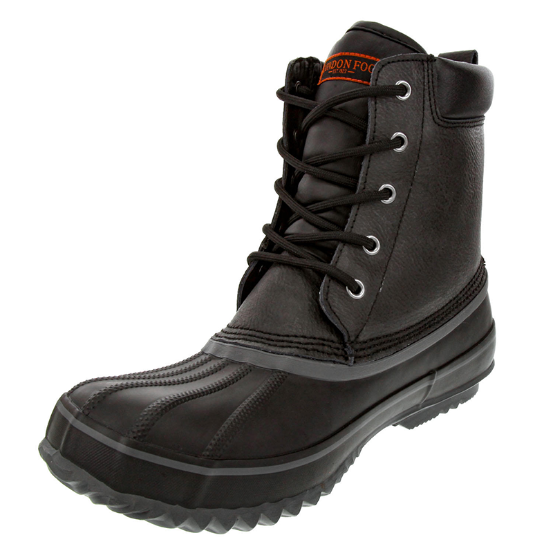 London Fog Men's Duck Boot Size 9 Black 191045118970 | eBay