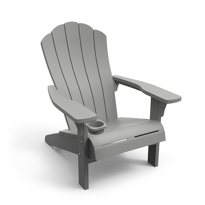 Keter Adirondack Chair with Rotating Cup Holder and