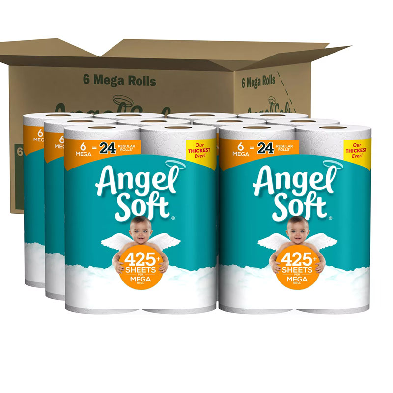 angel soft toilet paper 36 mega rolls