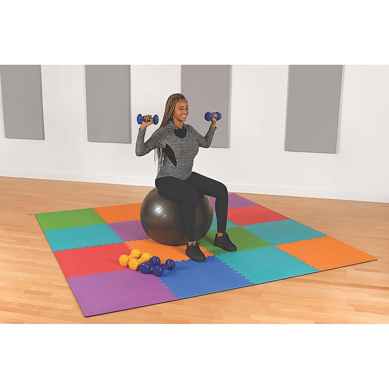 Norsk 25" x 25" Commercial Grade Reversible Floor Mats Assorted Colors 8 Tiles 822384248003 eBay