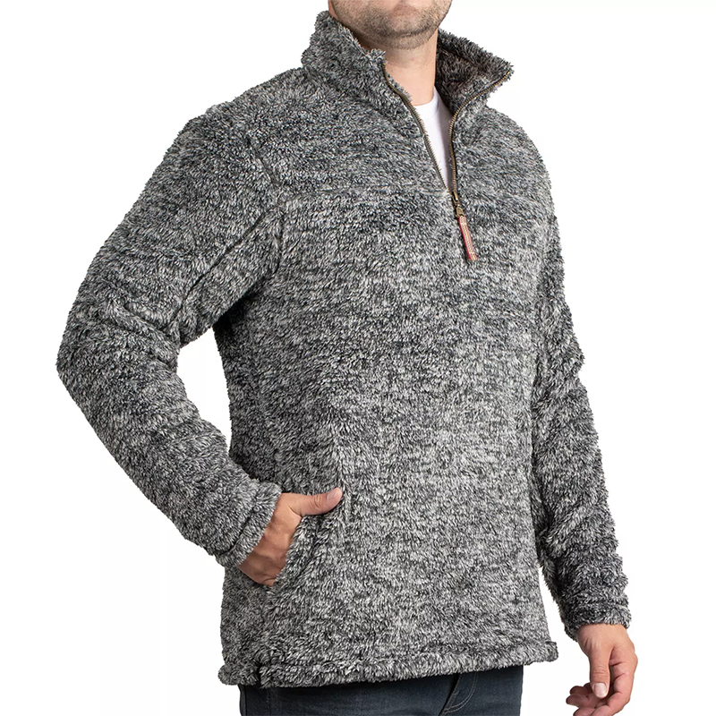 Member's Mark Men's Alpine Sherpa Pullover Grey Size Medium | eBay