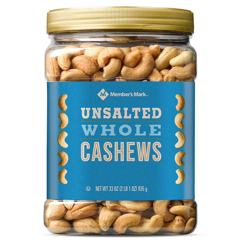Member's Mark Unsalted Whole Cashews (33 oz.) 78742206264 eBay